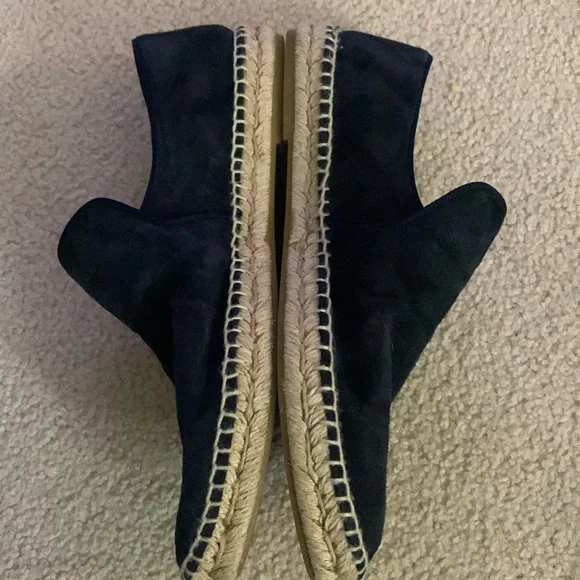 Aquatalia Navy Blue Suede Loafers - Picture 3 of 9